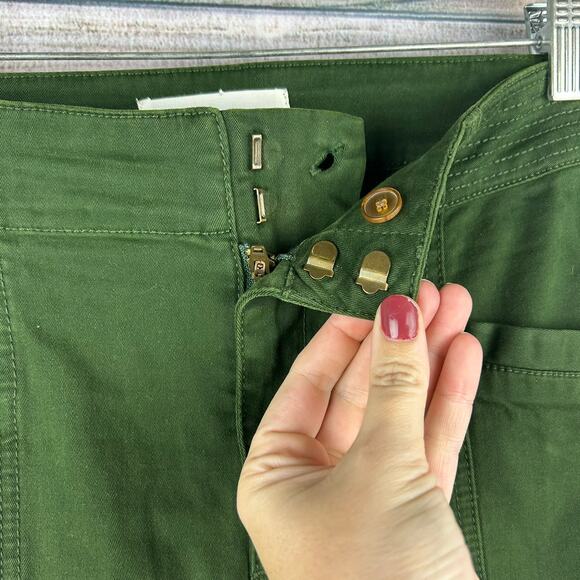 Anthropologie Kelly Green Cadet Moto Pants โ Edgy &โ Chic, Size 27 - Picture 4 of 8